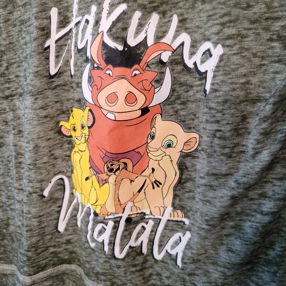 Disney Kids Green Hakuna Matata T-Shirt Size S Lion King Short Sleeve Graphic - Picture 4 of 7